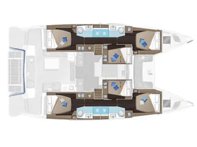 Alquiler de Lagoon Lagoon 51 en Seget Donji