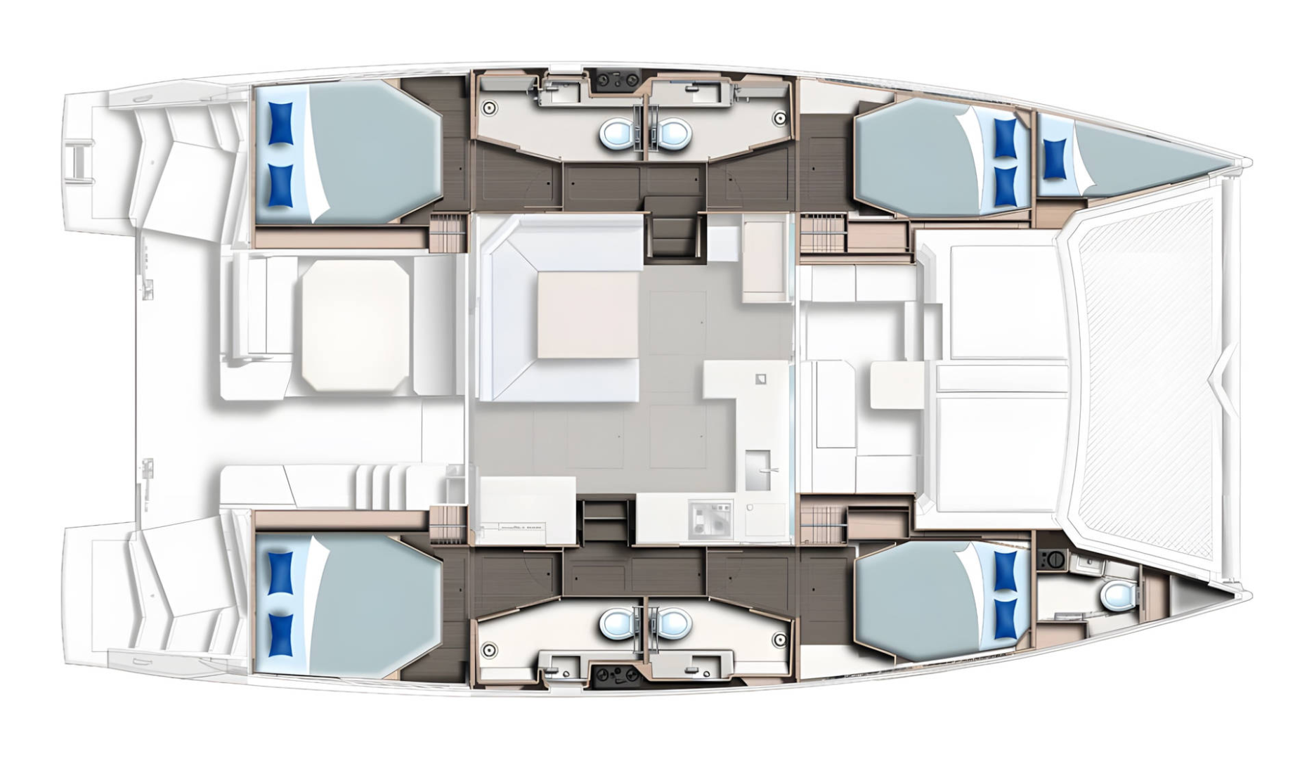 Alquiler Catamarán Leopard Catamarans / Robertson & Caine con o sin  título de navegación