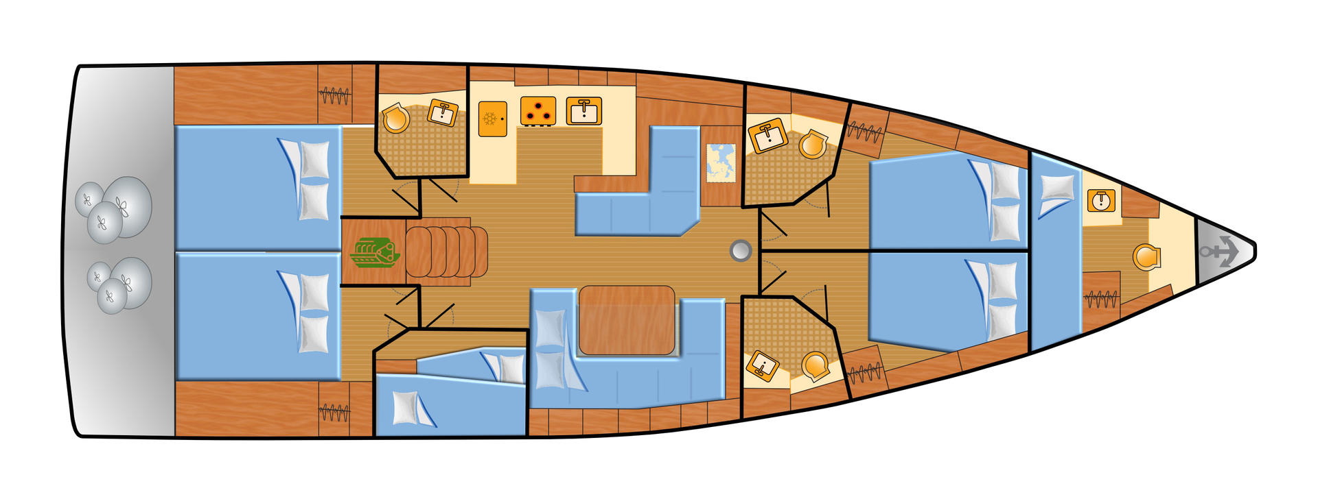 Alquiler de barcos Palma de Mallorca barato de Oceanis 51.1