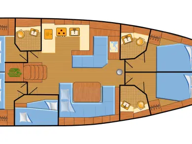Alquiler de barcos Palma de Mallorca barato de Oceanis 51.1