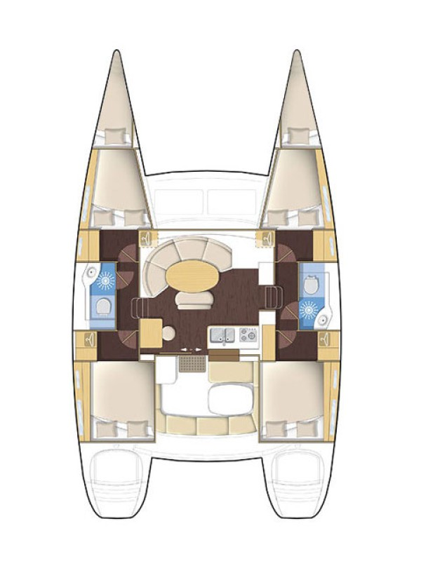 Catamarán para alquilar Komolac al mejor precio