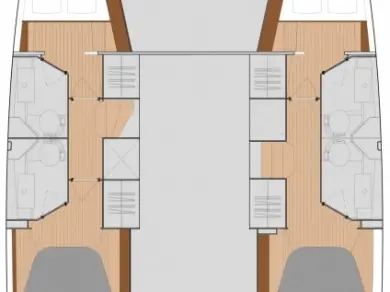 Alquiler Catamarán Fountaine Pajot con o sin  título de navegación