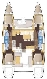 Alquiler de barcos Split barato de Lagoon 450 Sport Top