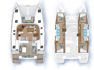 Alquiler de Catamarán, con o sin patrón Lagoon Trogir