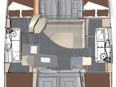 Alquiler Catamarán Fountaine Pajot con o sin  título de navegación