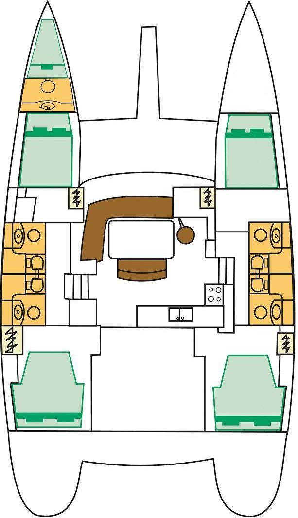 Alquiler de embarcaciones Lagoon Lagoon 440 enMarina (Ciudad) en Samboat