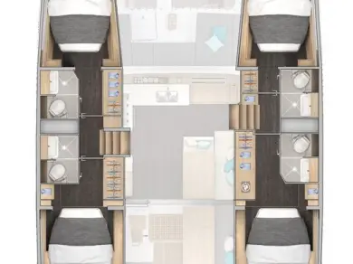 Alquiler de embarcaciones Lagoon Lagoon 43 enSeget Donji en Samboat