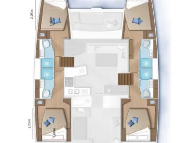 Alquiler de embarcaciones Lagoon Lagoon 450 F enPirovac en Samboat