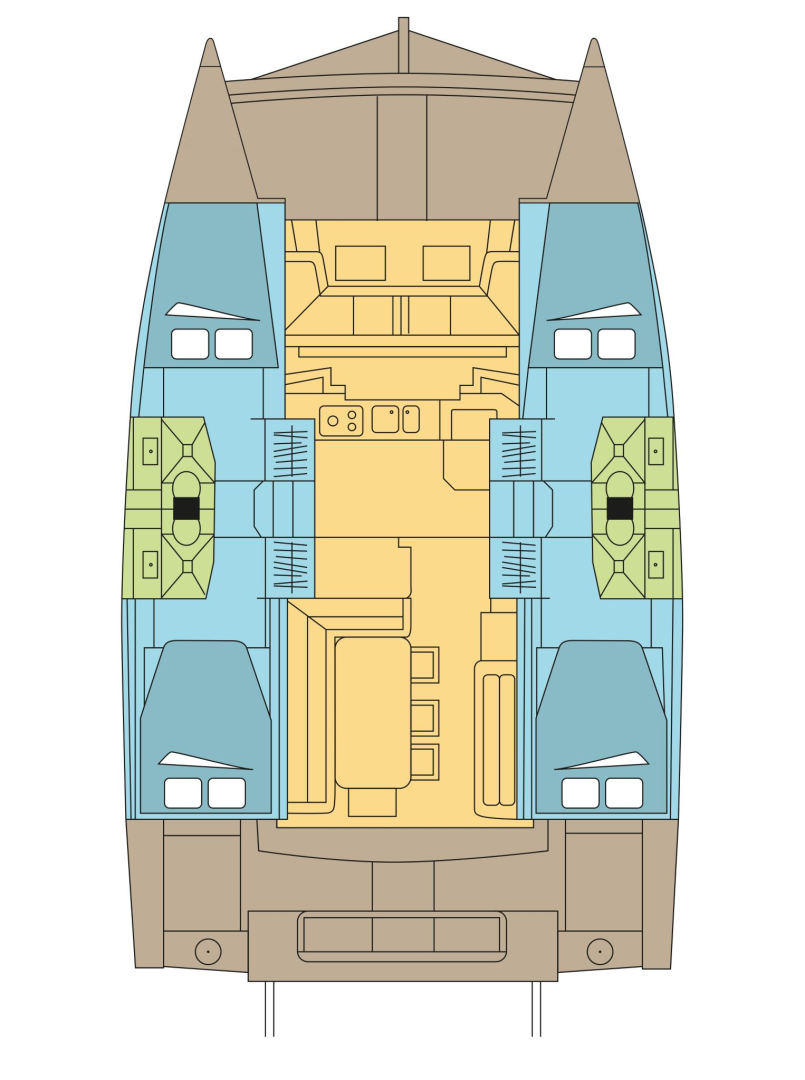 Alquiler Catamarán en Bas du Fort - Bali Bali 4.1