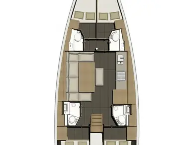 Alquiler de Dufour Dufour 460 Grand Large en Seget Donji