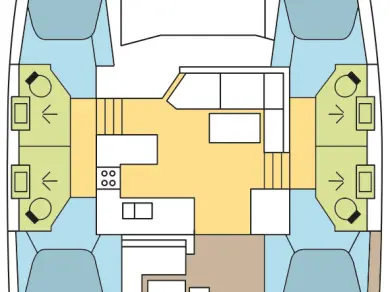 Alquiler de Catamarán, con o sin patrón Fountaine Pajot Bas du Fort