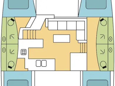 Alquiler de Catamarán, con o sin patrón Fountaine Pajot Álimos