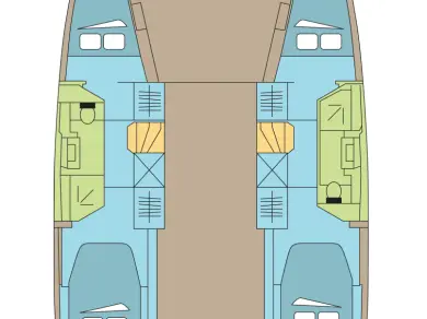 Alquiler de Fountaine Pajot Isla 40 en Parham Town