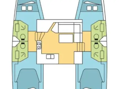Alquiler Catamarán Fountaine Pajot con o sin  título de navegación
