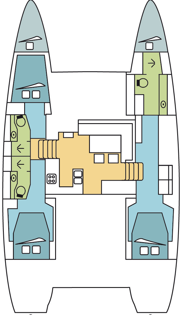 Alquiler Parham Town - Lagoon Lagoon 450 Sport Top en SamBoat