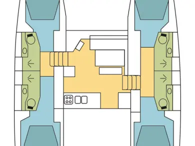 Alquiler de Lagoon Lagoon 46 en Nassau