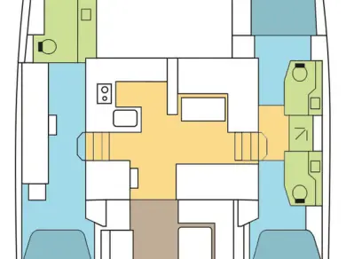 Alquiler de embarcaciones Nautitech Nautitech 46 Fly enKomolac en Samboat