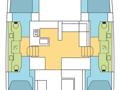 Bavaria Nautitech 47 Power - 4 + 2 cab. de alquiler a Seget Donji