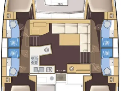 Alquiler de Catamarán, con o sin patrón Lagoon Kaštela