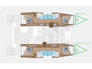Alquiler Catamarán Lagoon con o sin  título de navegación