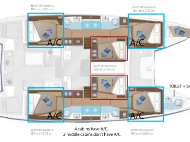 Alquiler de Lagoon Lagoon 50 en Kaštela