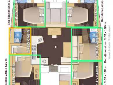 Alquiler de Catamarán, con o sin patrón Lagoon Kaštela