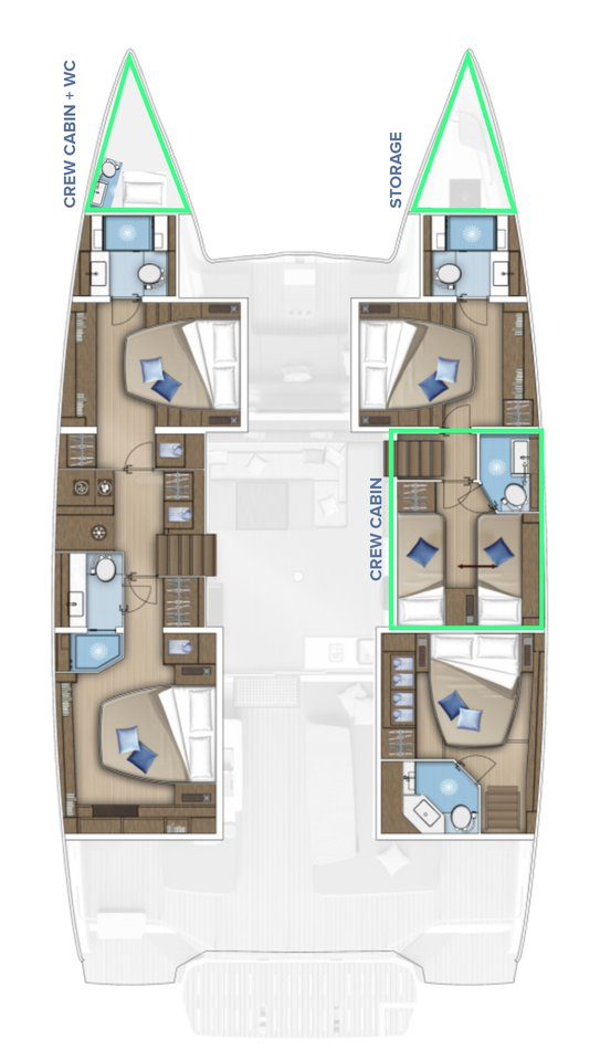 Alquiler Catamarán Lagoon con o sin  título de navegación