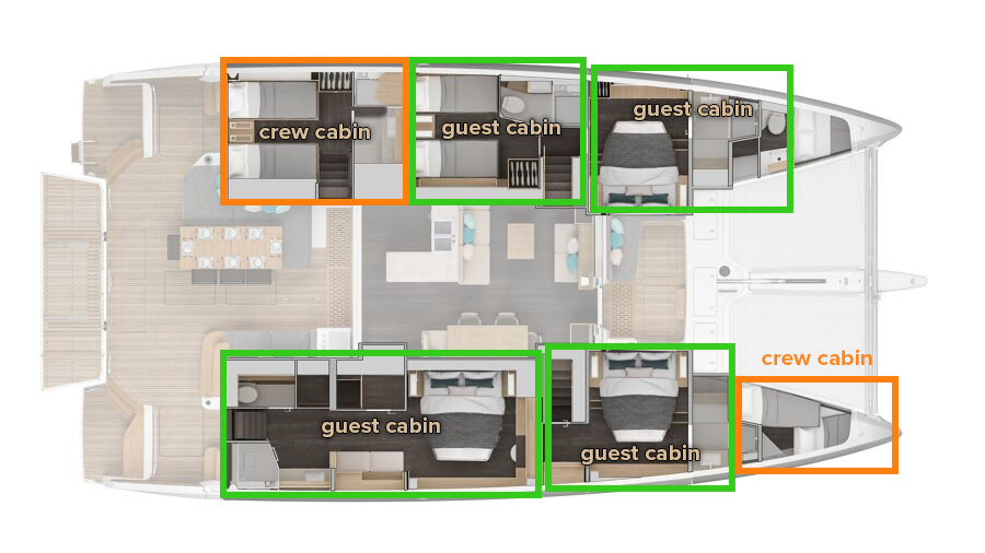 Alquiler Catamarán en Kaštela - Lagoon Lagoon 60
