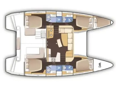 Alquiler Catamarán Lagoon con o sin  título de navegación
