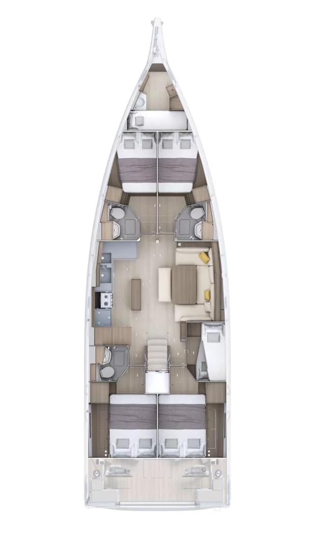 Bénéteau Oceanis 52 - 6 cab. de alquiler a Gouviá