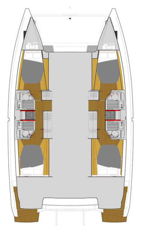 Alquiler de embarcaciones Fountaine Pajot Astrea 42 enPiso Livadi en Samboat