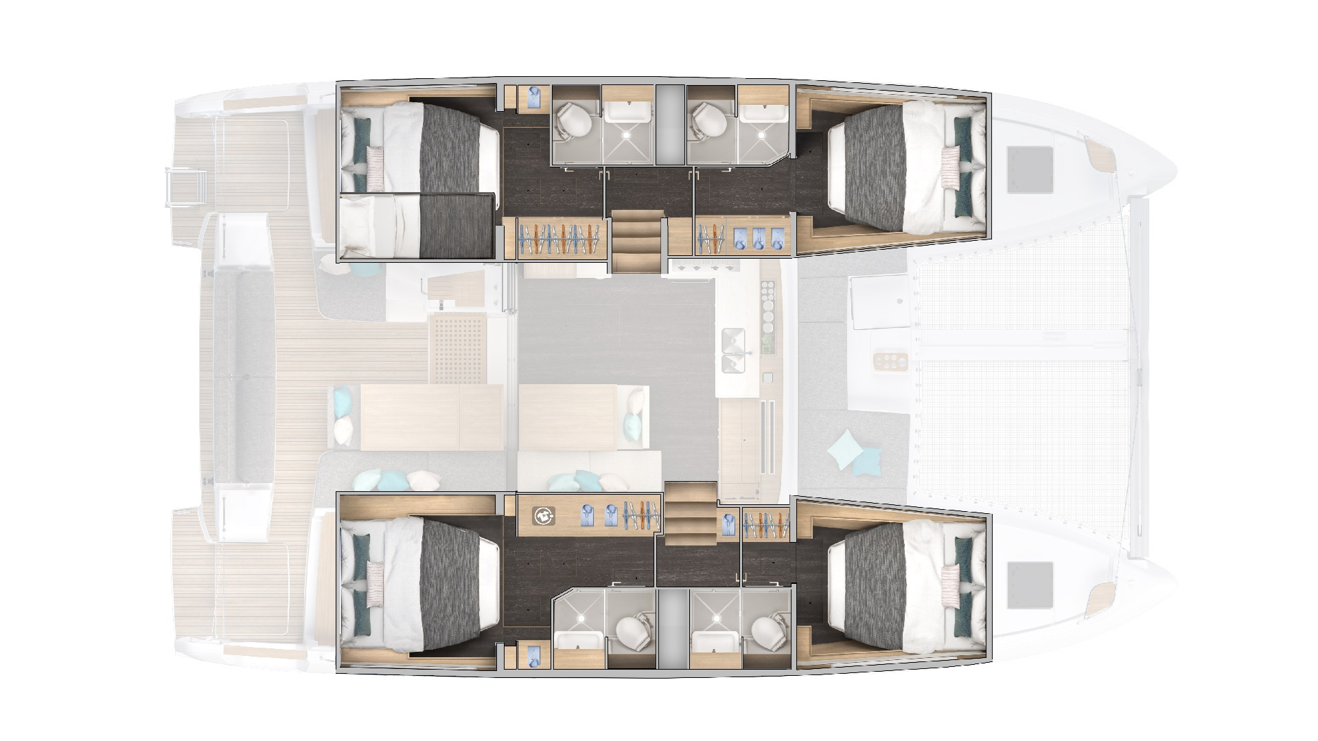 Alquiler Catamarán Lagoon con o sin  título de navegación