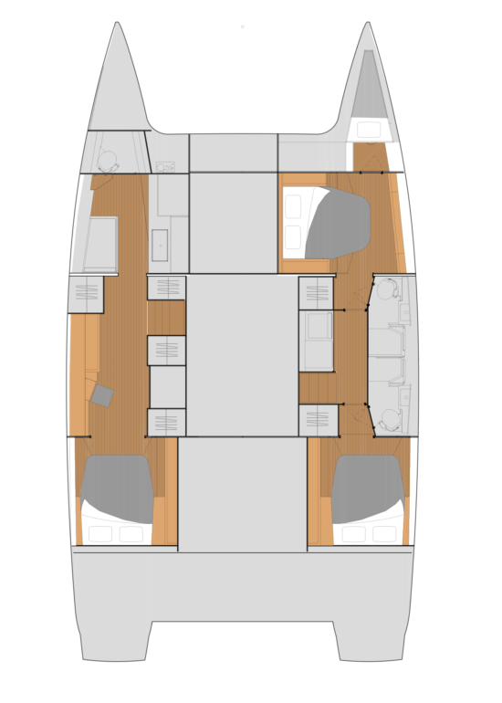 Alquiler Catamarán en Marsh Harbour - Fountaine Pajot Fountaine Pajot Tanna 47 Maestro - 3 + 1 cab.