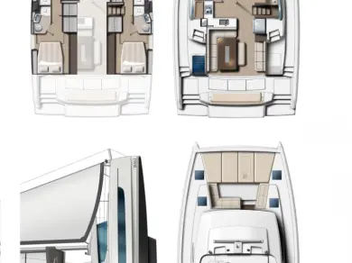 Alquiler de Catamarán, con o sin patrón Bali Marmaris