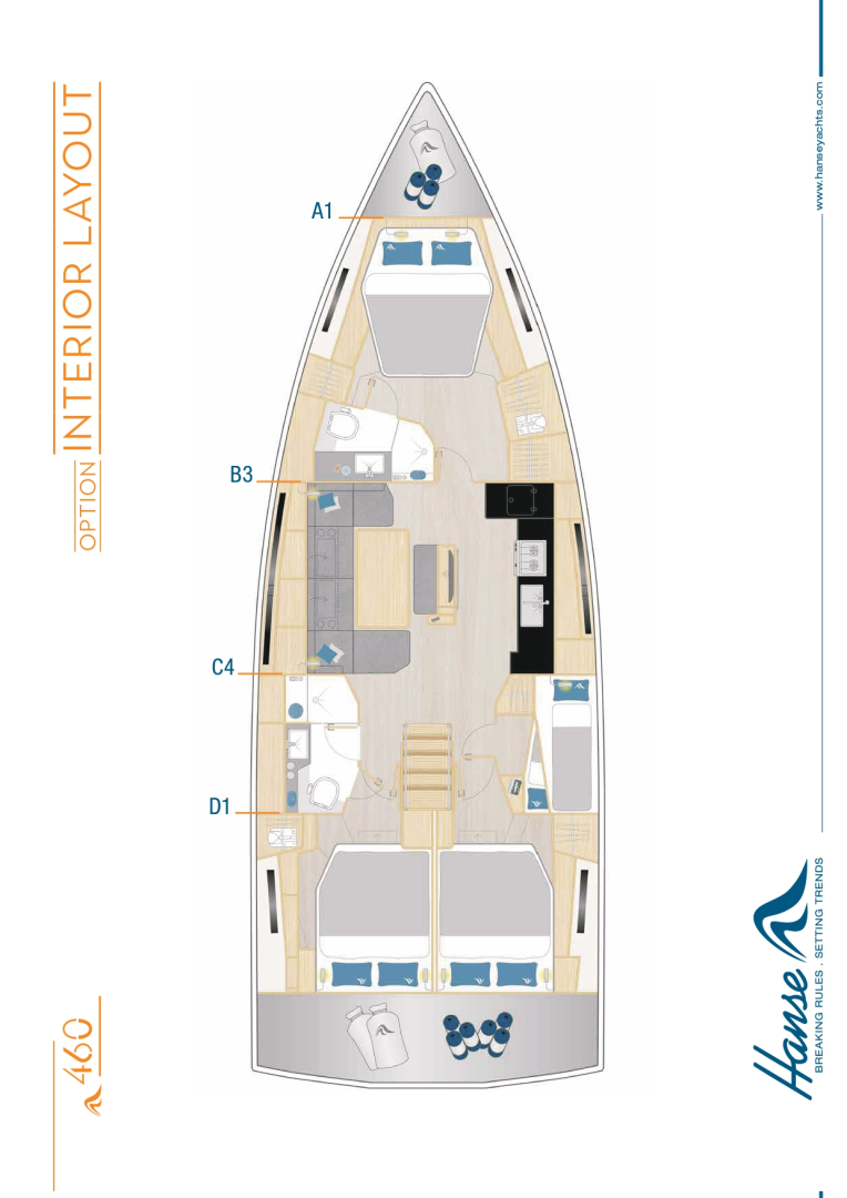 Hanse Hanse 460 de alquiler a Marsella