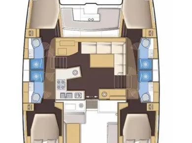 Alquiler Punat - Lagoon Lagoon 450 Sport Top en SamBoat