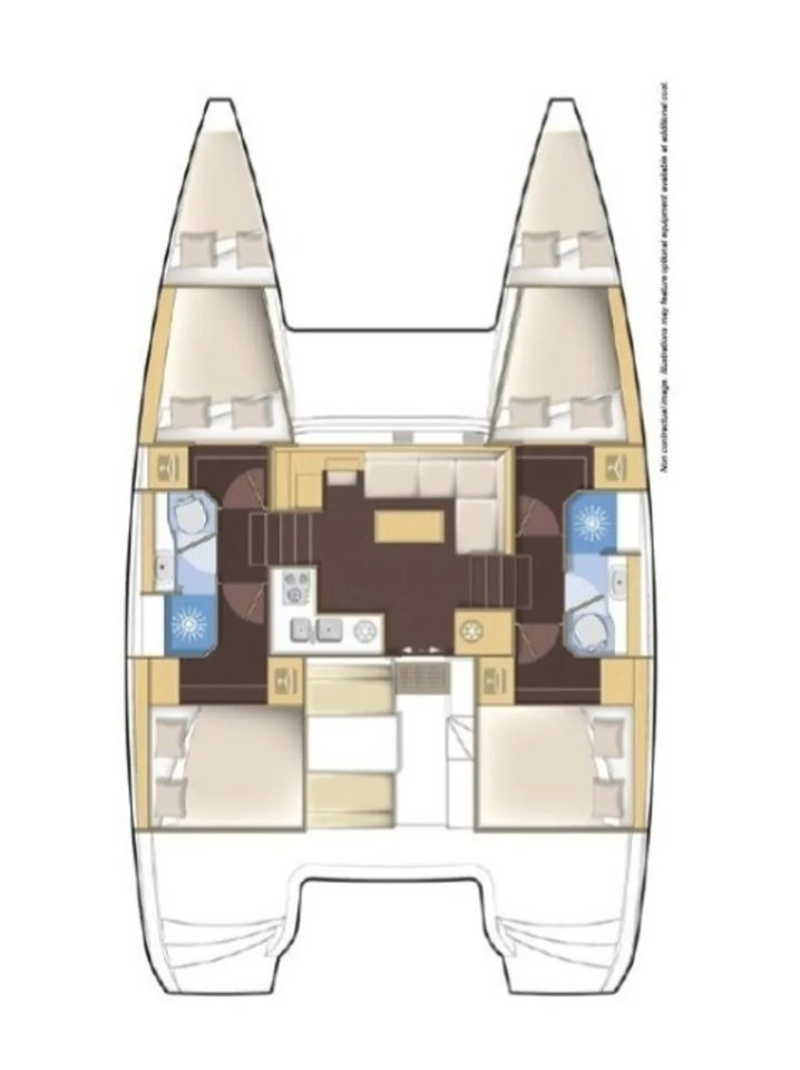 Alquiler Catamarán Lagoon con o sin  título de navegación