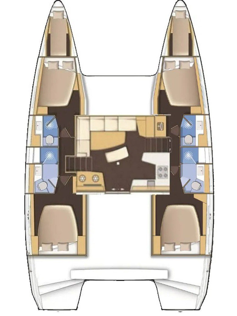 Alquiler de Catamarán, con o sin patrón Lagoon Mahé