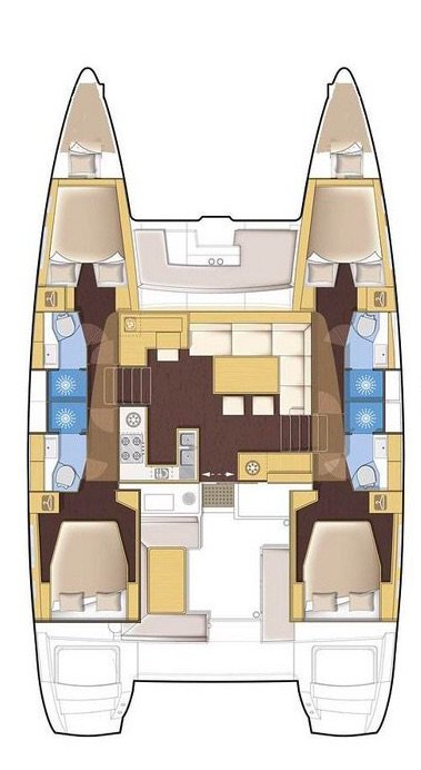Alquiler de embarcaciones Lagoon Lagoon 450 F enMai Khao en Samboat