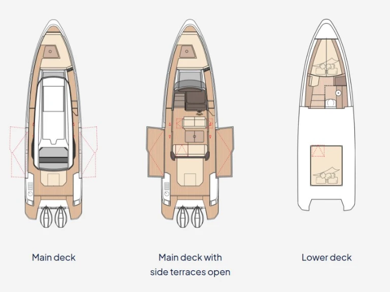 Alquiler de embarcaciones Saxdor Saxdor 340 GTWA enSukošan en Samboat