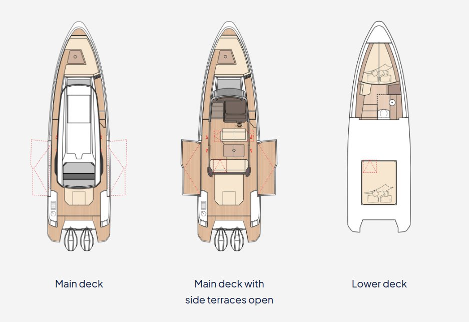 Alquiler de embarcaciones Saxdor Saxdor 340 GTWA enSukošan en Samboat