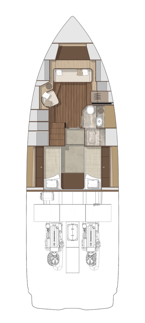 Alquiler Portisco - Cranchi Cranchi A46 en SamBoat
