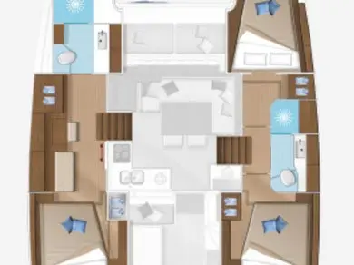 Alquiler Catamarán Lagoon con o sin  título de navegación