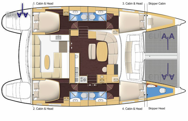 Alquiler San Vincenzo - Lagoon Lagoon 440 en SamBoat