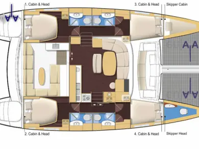 Alquiler San Vincenzo - Lagoon Lagoon 440 en SamBoat