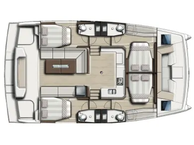 Alquiler de barcos Göcek barato de Bali Catspace Voile