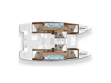 Alquiler Catamarán Lagoon con o sin  título de navegación