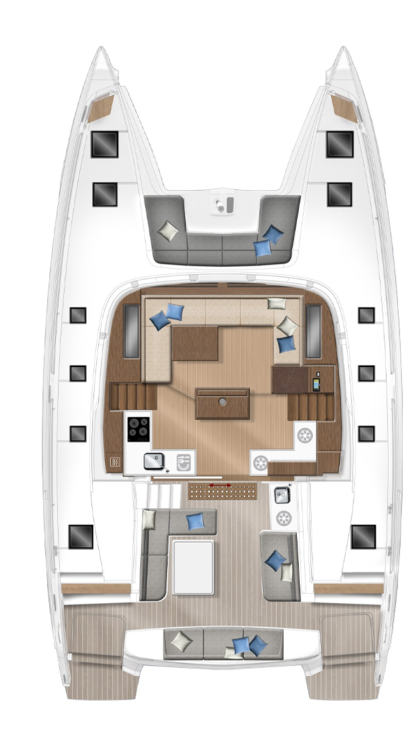 Alquiler de barcos Kotor barato de Lagoon 50