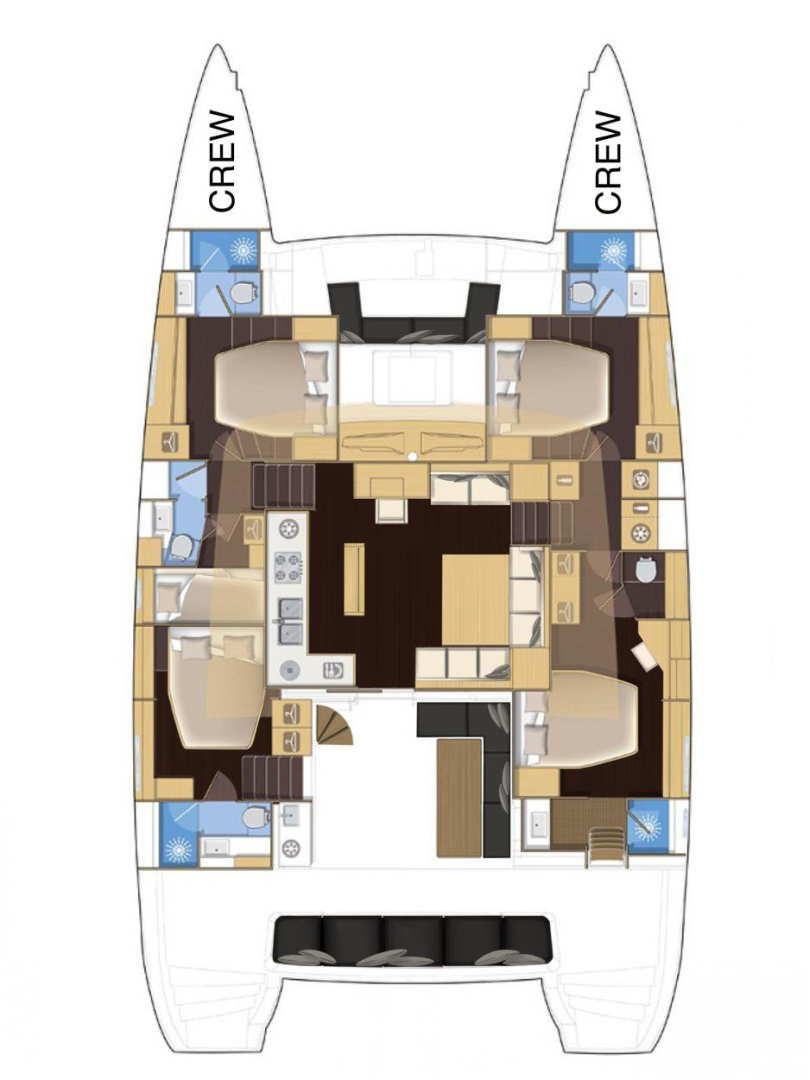 Alquiler de embarcaciones Lagoon Lagoon 560 enPortisco en Samboat