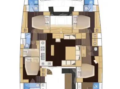 Alquiler de embarcaciones Lagoon Lagoon 560 enPortisco en Samboat